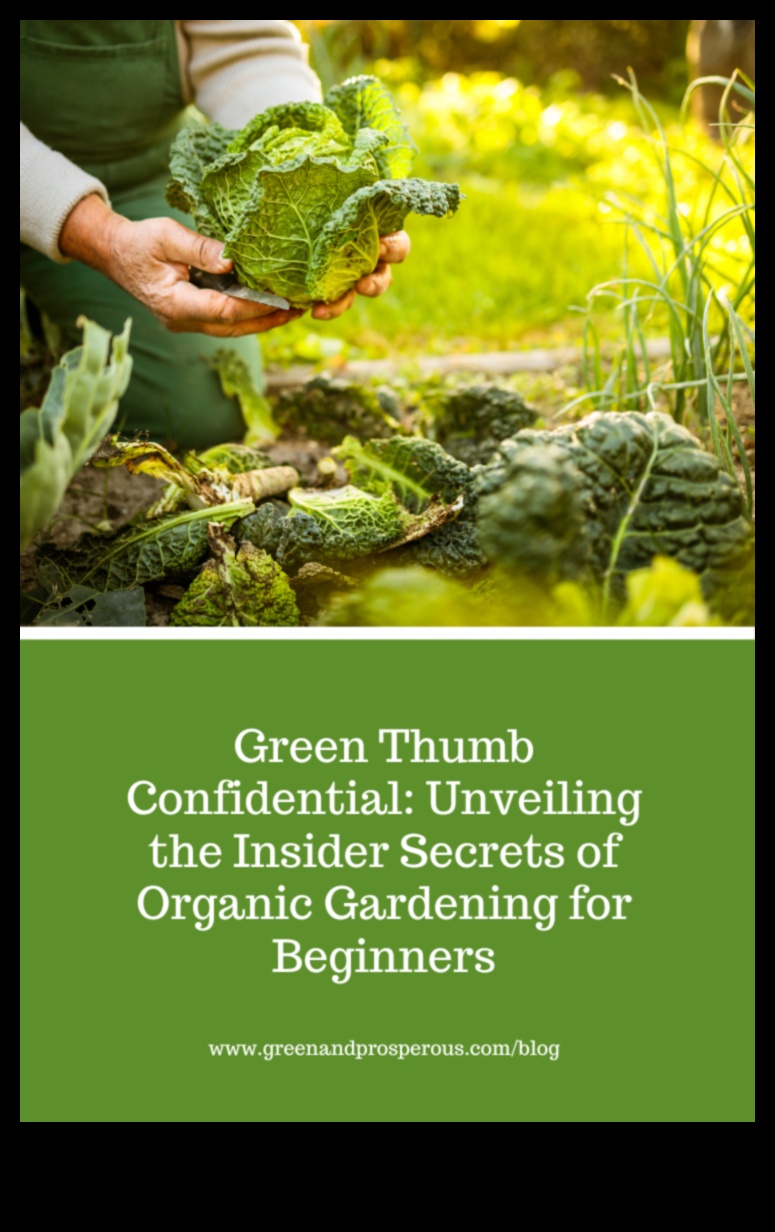 Green Thumb Chronicles: Organik Bahçelerle Doğayı Beslemek